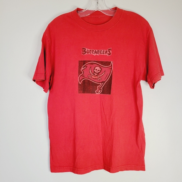 Buccaneers Fro Bro's NFL Tee Red Mens Large T-Shirt - Picture 1 of 7